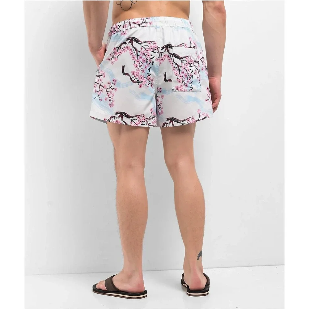 Empyre Ollie Floral Off White Board Shorts Men's Size‎ Medium